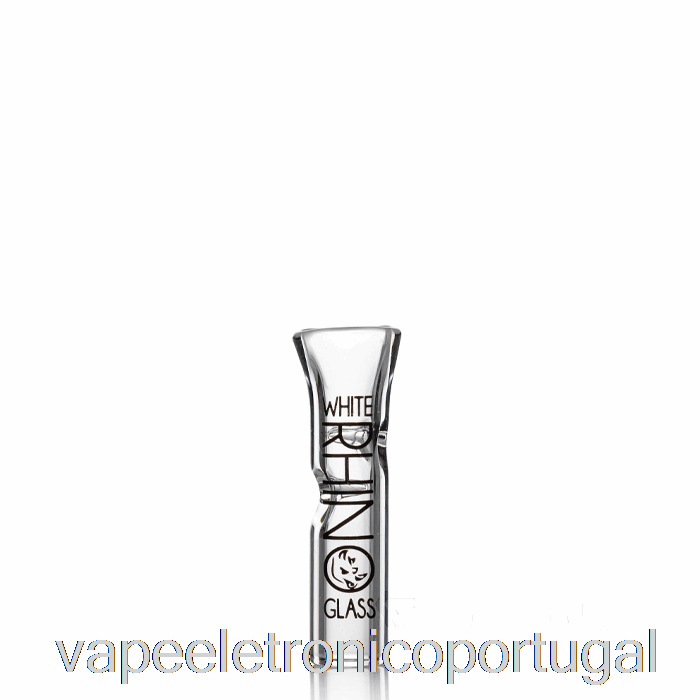 Vape Eletrônico Branco Rinoceronte Pontas De Vidro Ponta De Vidro Plana